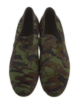 Jimmy Choo Ponyhair Printed Loafers