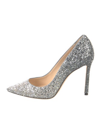 Jimmy Choo Glitter Glitter Accents Pumps