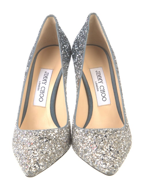 Jimmy Choo Glitter Glitter Accents Pumps