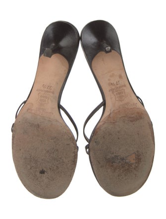 Jimmy Choo Leather Slides