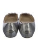 Jimmy Choo Leather Studded Accents Ballet Flats