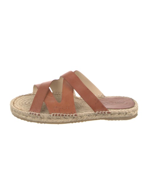 Jimmy Choo Leather Espadrilles