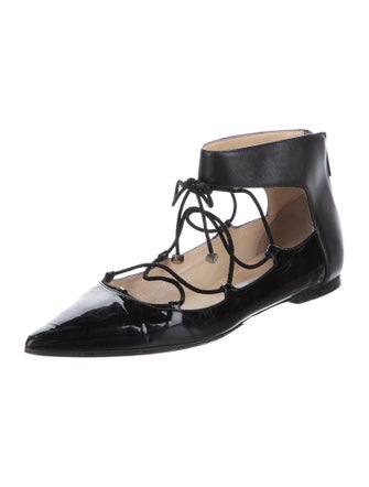 Jimmy Choo Patent Leather Flats