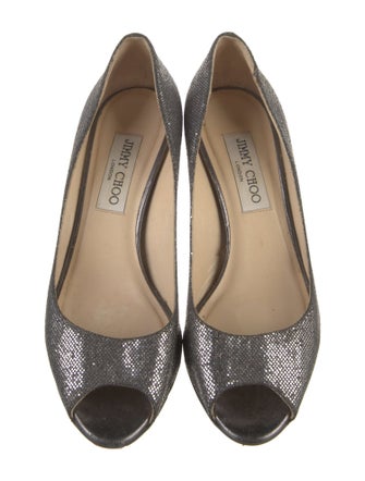 Jimmy Choo Glitter Pumps