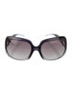 Jimmy Choo Oversize Gradient Sunglasses