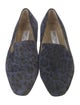 Jimmy Choo Suede Animal Print Moccasins