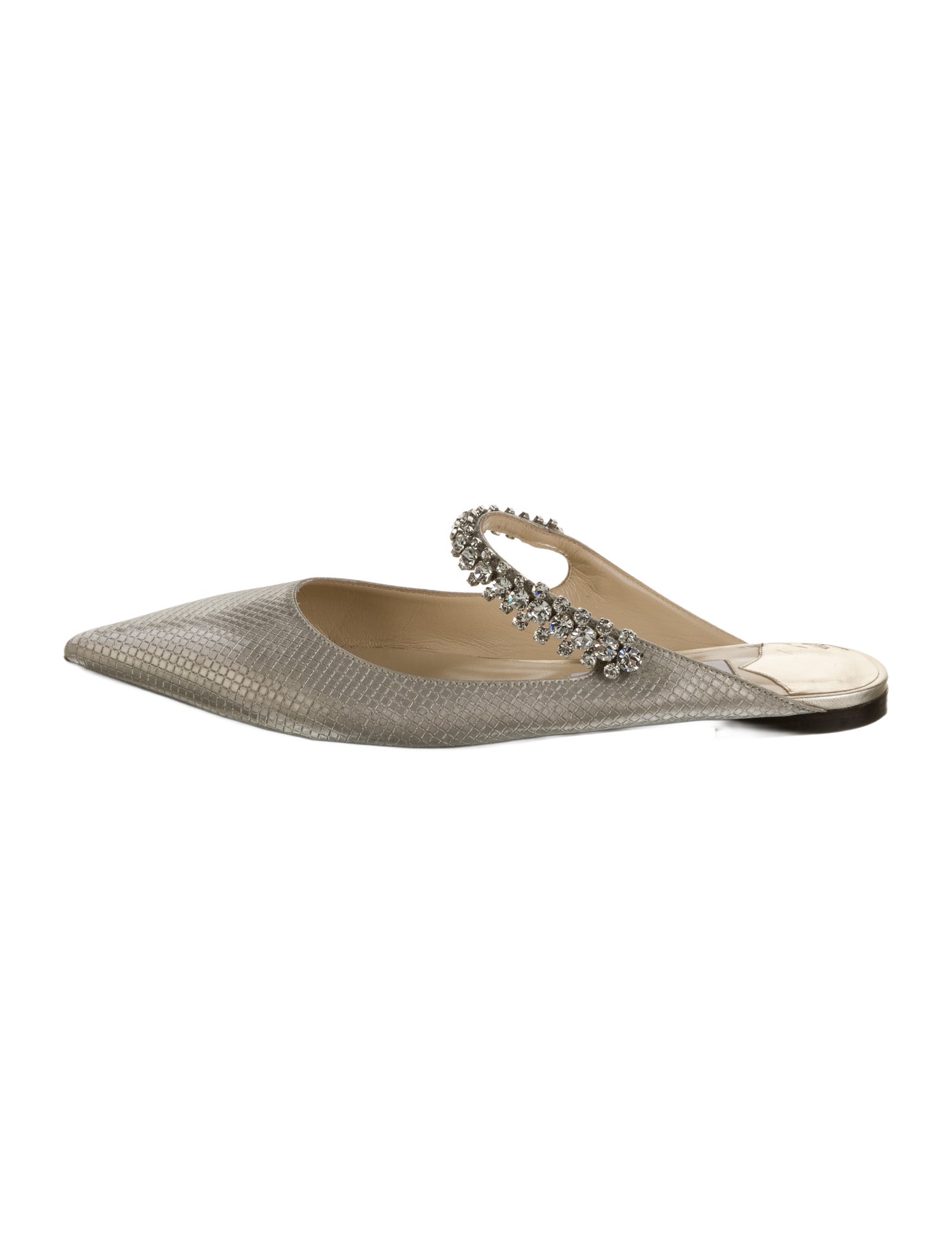 Jimmy Choo Bing Crystal Embellishments Mules