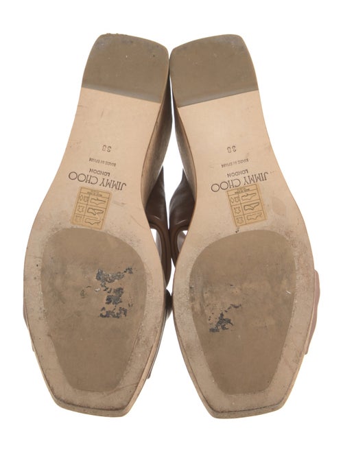 Jimmy Choo Leather Slides