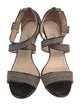 Jimmy Choo Tweed Pattern Slingback Sandals