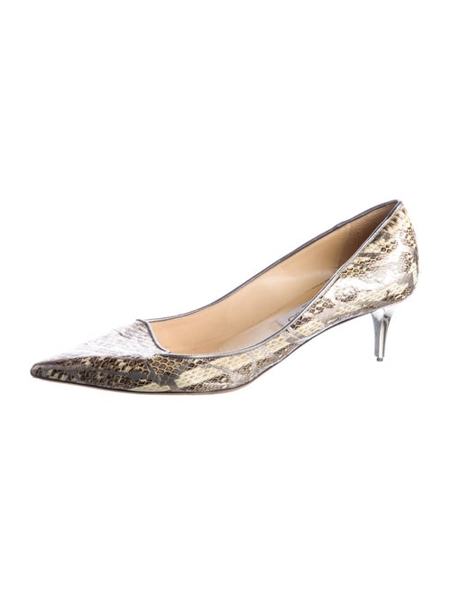 Jimmy Choo Snakeskin Animal Print Pumps