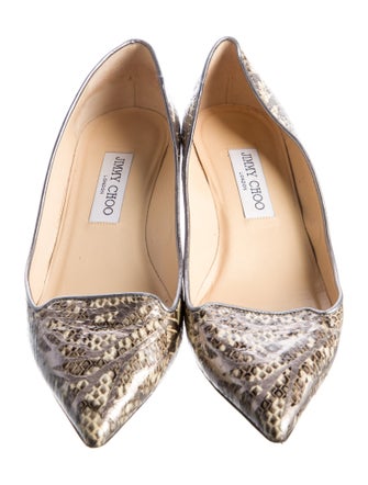 Jimmy Choo Snakeskin Animal Print Pumps
