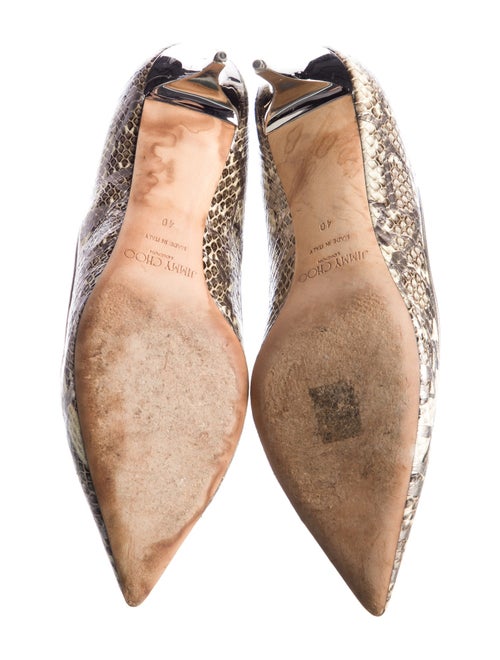 Jimmy Choo Snakeskin Animal Print Pumps