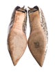 Jimmy Choo Snakeskin Animal Print Pumps