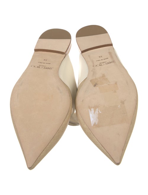 Jimmy Choo Raffia Bow Accents Mules