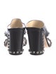 Jimmy Choo Leather Studded Accents Slides