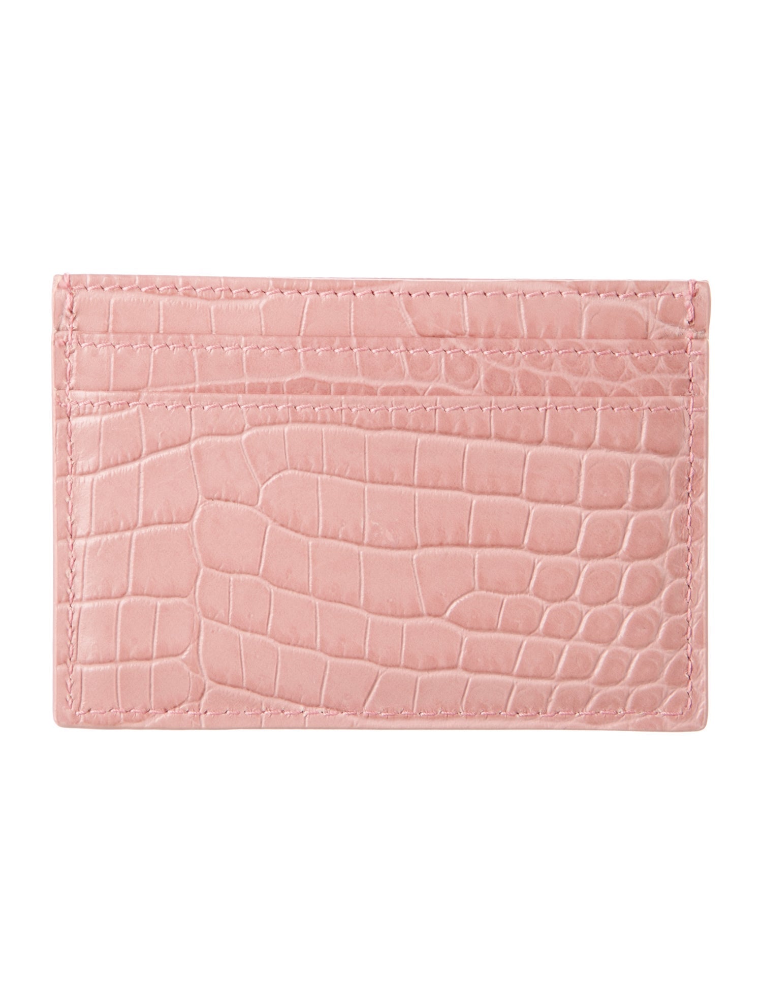 Jimmy Choo Embossed Leather Card Holder
