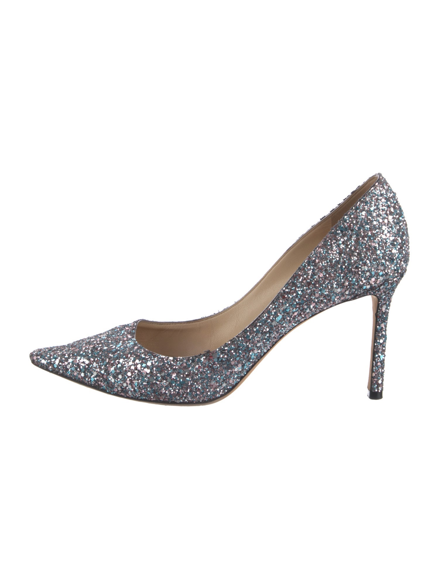 Jimmy Choo Glitter Glitter Accents Pumps