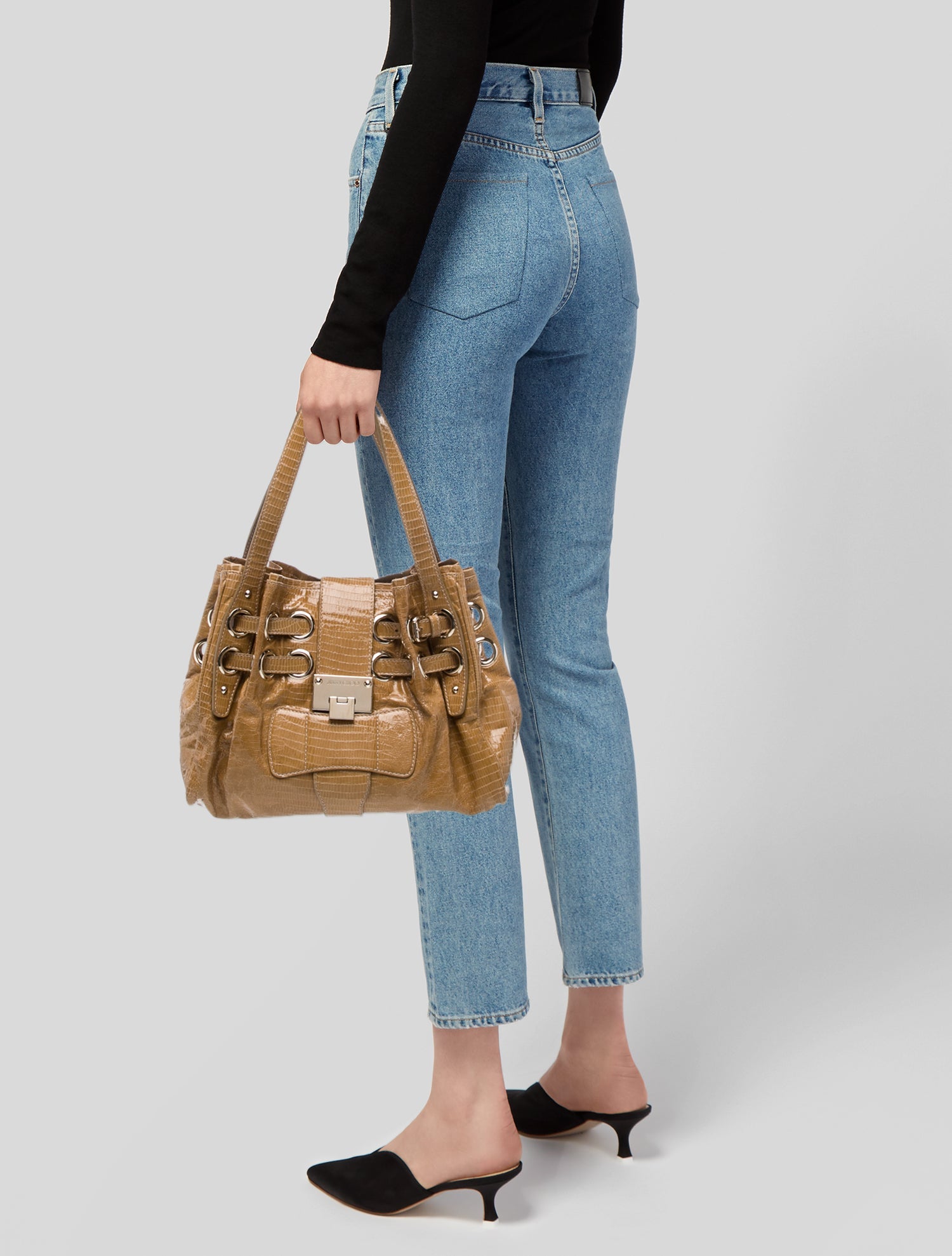 Jimmy Choo Patent Leather Shoulder Bag