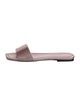 Jimmy Choo Satin Crystal Embellishments Slides