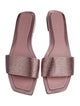 Jimmy Choo Satin Crystal Embellishments Slides