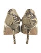 Jimmy Choo Embossed Leather Animal Print Pumps