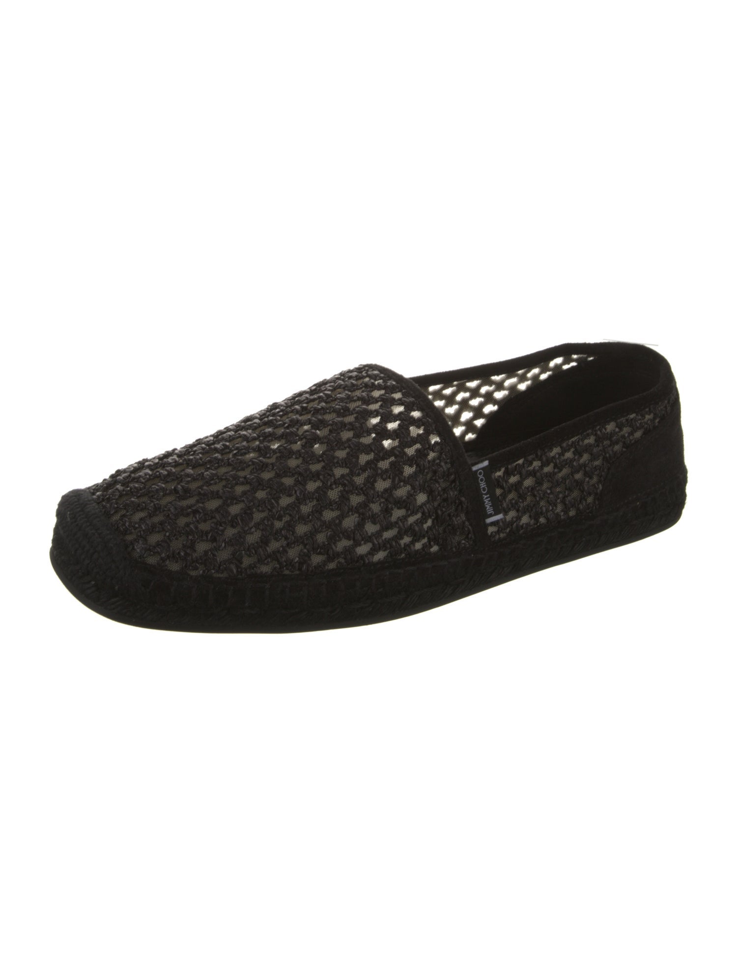 Jimmy Choo Raffia Braided Accents Espadrilles