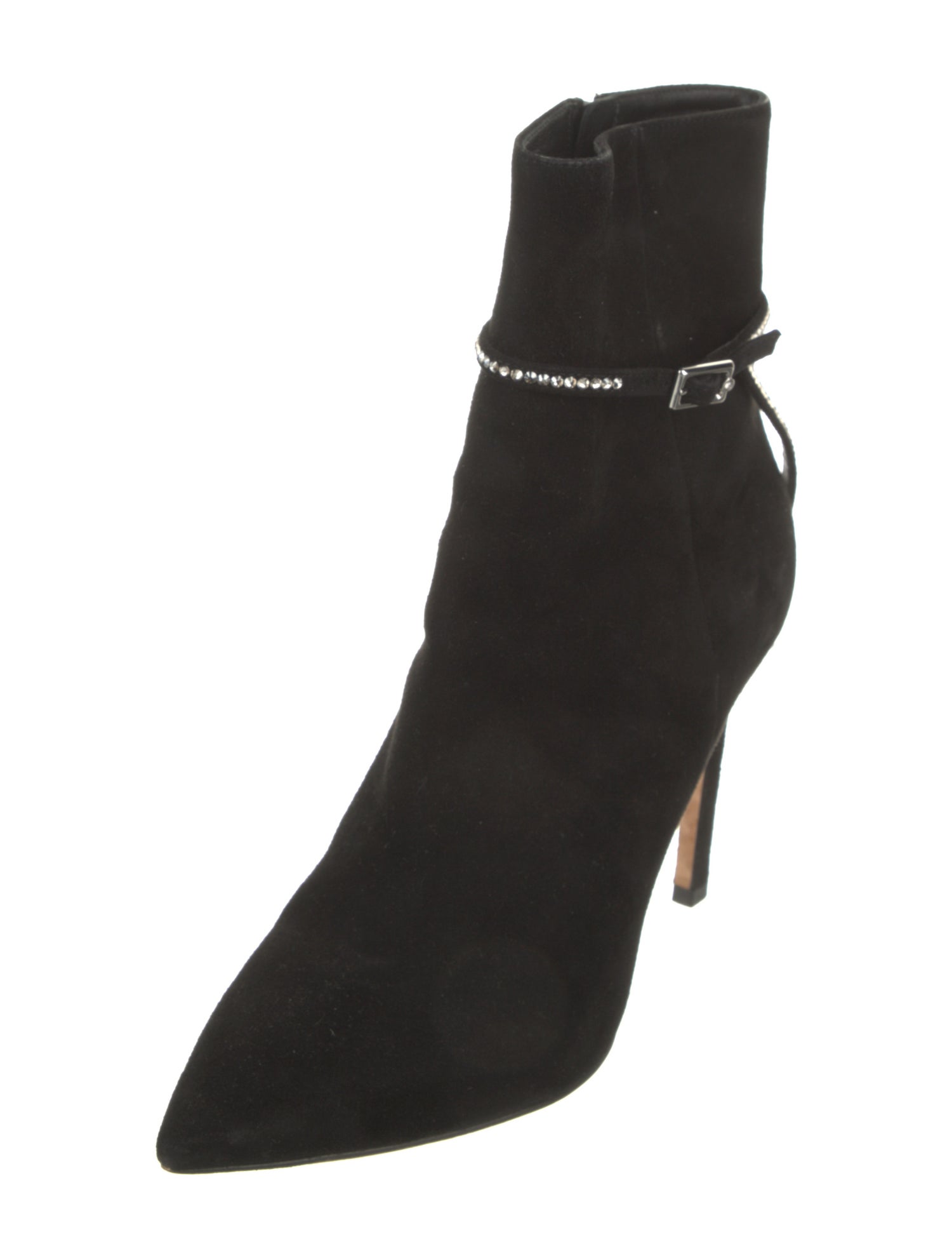 Jimmy Choo Suede Crystal Embellishments Boots