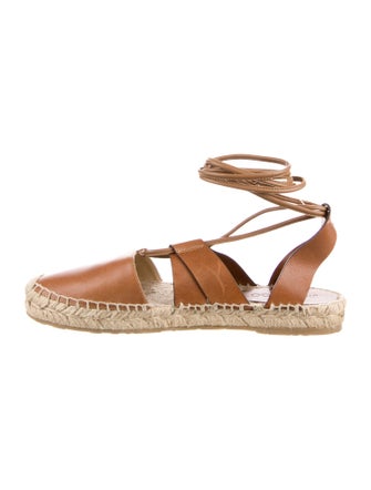 Jimmy Choo Leather Espadrilles
