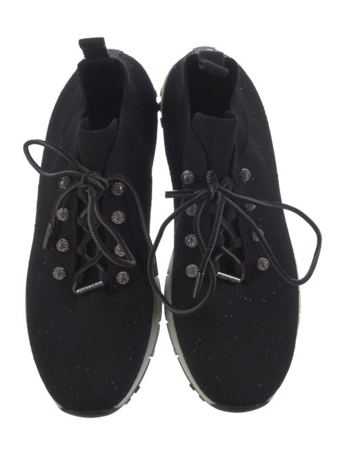 Jimmy Choo Crystal Embellishments Sock Sneakers