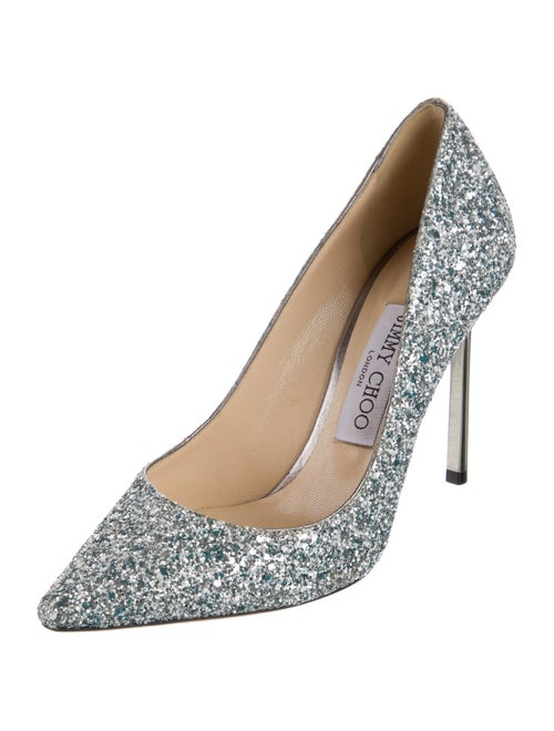Jimmy Choo Glitter Glitter Accents Pumps