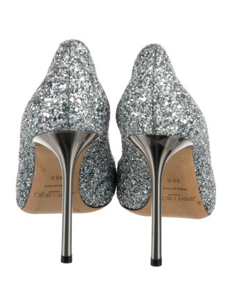 Jimmy Choo Glitter Glitter Accents Pumps
