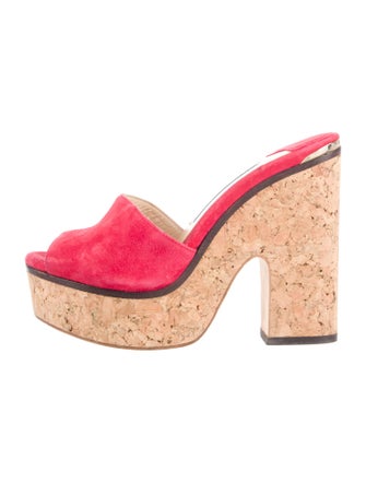 Jimmy Choo DeeDee Suede Slides