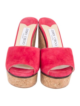 Jimmy Choo DeeDee Suede Slides
