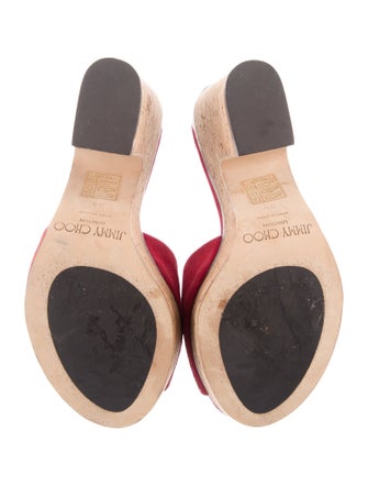Jimmy Choo DeeDee Suede Slides