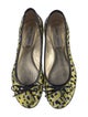 Jimmy Choo Printed Bow Accents Ballet Flats