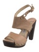 Jimmy Choo Suede Studded Accents Sandals