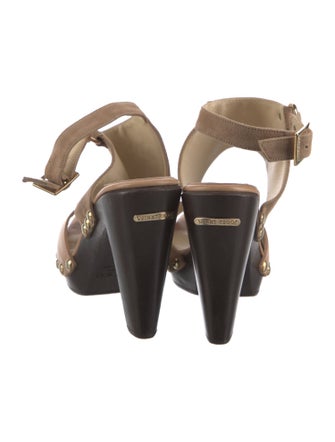 Jimmy Choo Suede Studded Accents Sandals