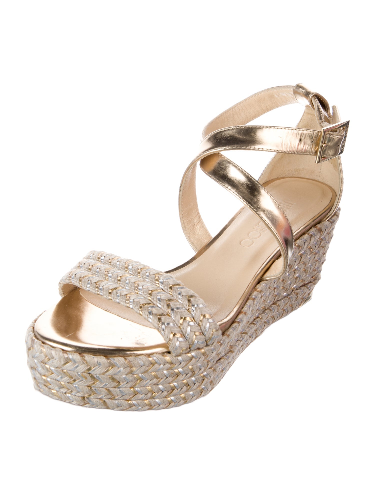 Jimmy Choo Leather Espadrilles