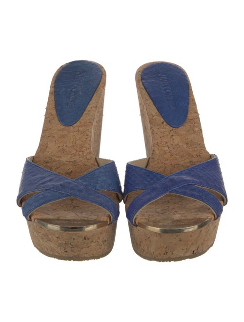 Jimmy Choo Animal Print Slides