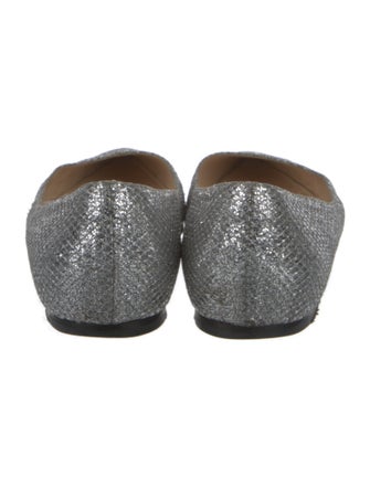 Jimmy Choo Glitter Glitter Accents Ballet Flats