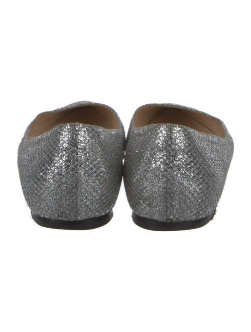 Jimmy Choo Glitter Glitter Accents Ballet Flats