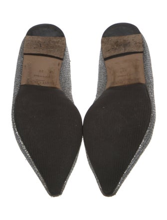 Jimmy Choo Glitter Glitter Accents Ballet Flats