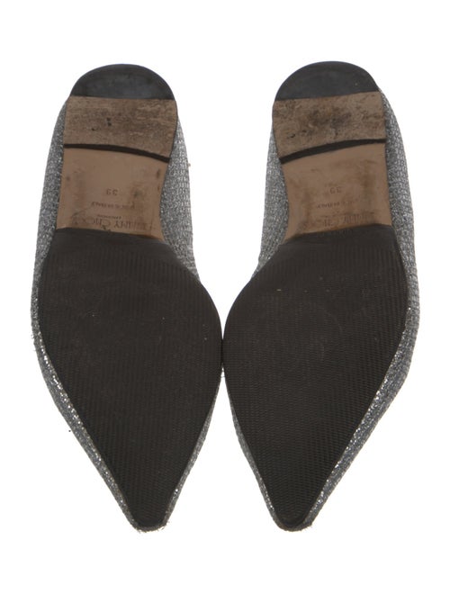 Jimmy Choo Glitter Glitter Accents Ballet Flats
