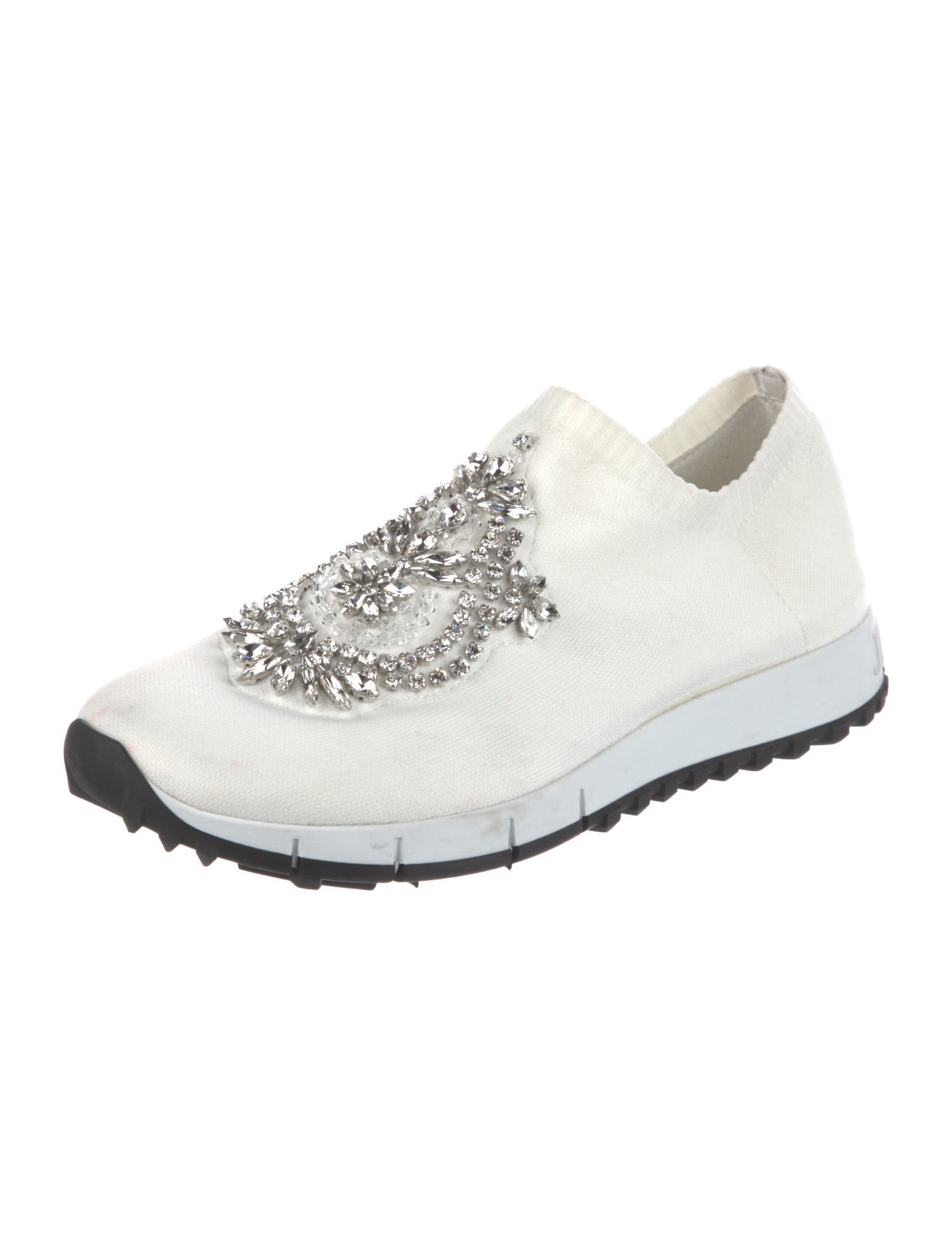 Jimmy Choo Crystal Embellishments Sneakers