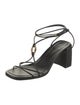 Jimmy Choo Leather T-Strap Sandals