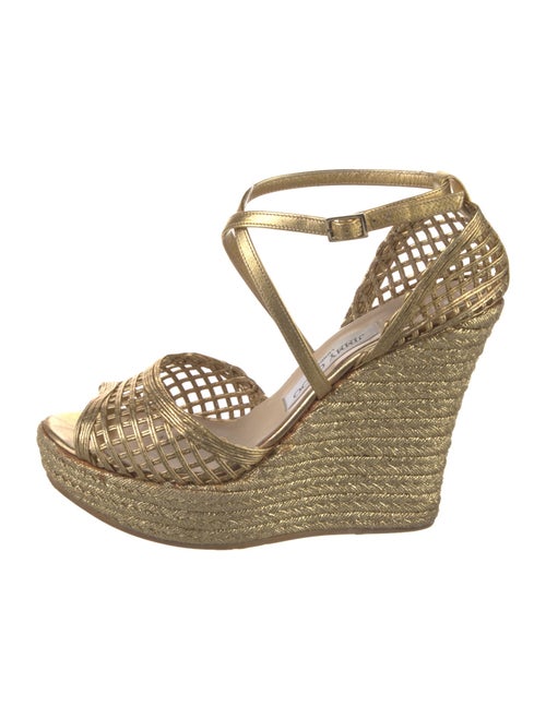 Jimmy Choo Leather Espadrilles