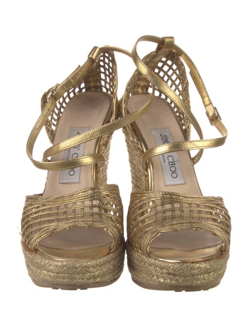 Jimmy Choo Leather Espadrilles
