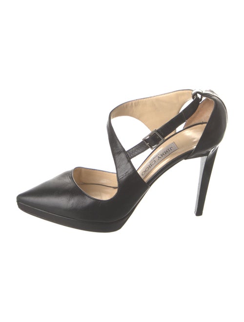 Jimmy Choo Vinse Leather Slingback Pumps