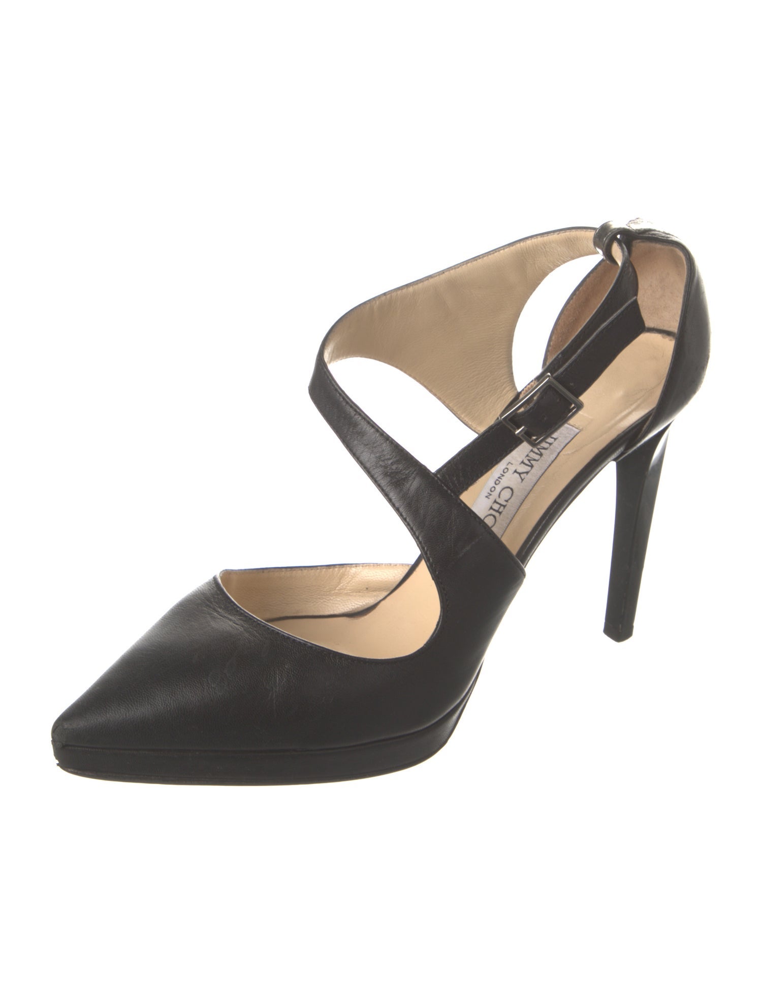 Jimmy Choo Vinse Leather Slingback Pumps