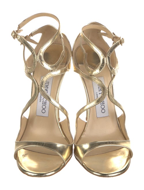 Jimmy Choo Azia Patent Leather Sandals